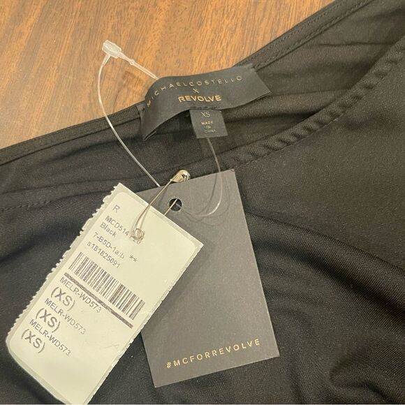 Michael Costello x REVOLVE Alessia Cut Out Dress in Black.Size XS - Picture 10 of 11